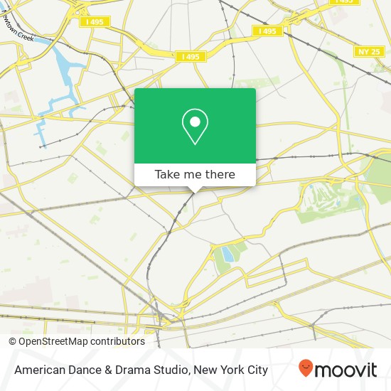 American Dance & Drama Studio map