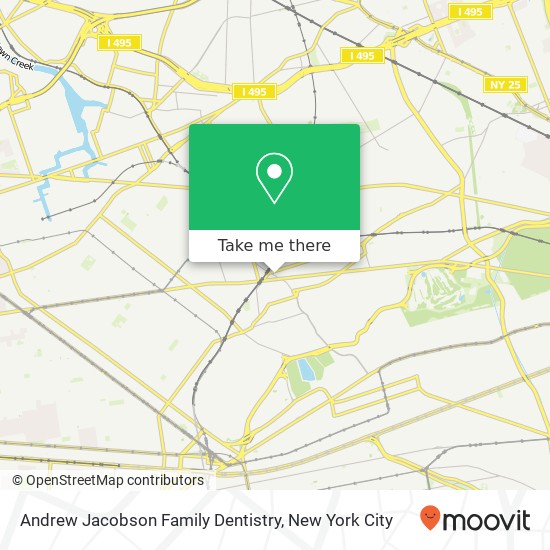 Andrew Jacobson Family Dentistry map