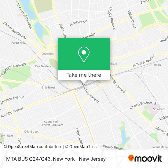 Mapa de MTA BUS Q24/Q43