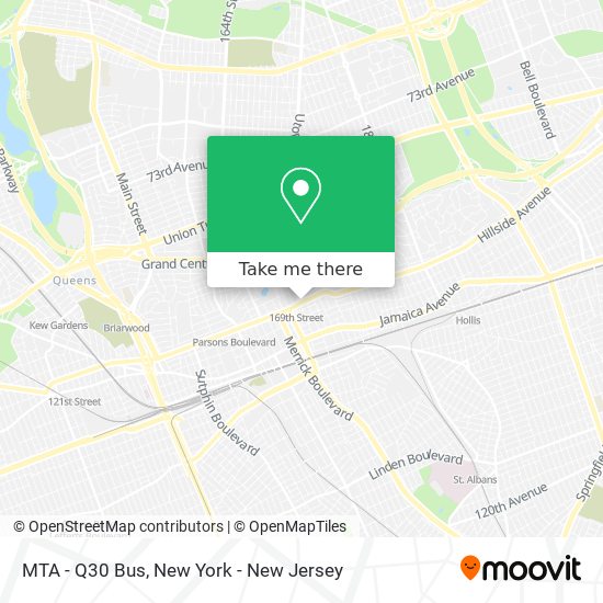 MTA - Q30 Bus map