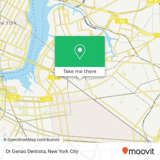 Dr Genao Dentista map