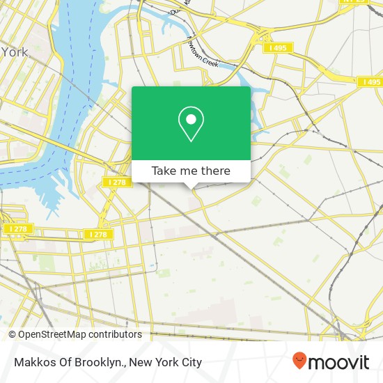 Mapa de Makkos Of Brooklyn.