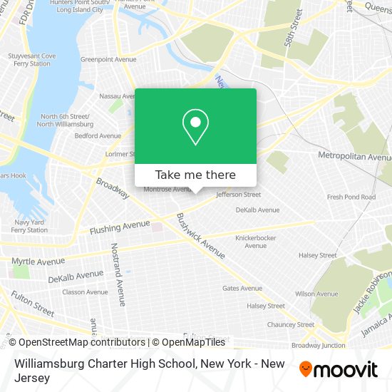 Mapa de Williamsburg Charter High School