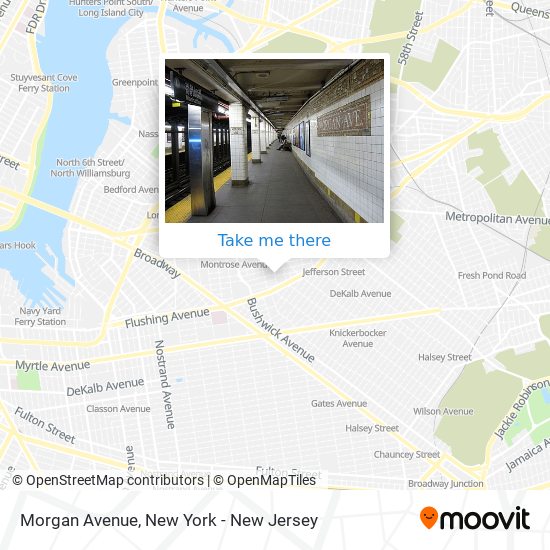 Morgan Avenue map