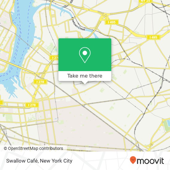 Mapa de Swallow Café