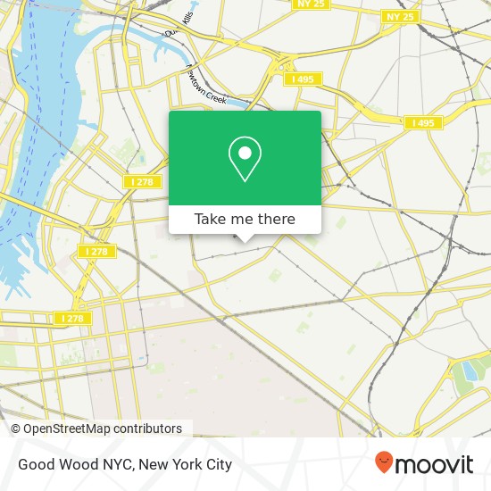 Good Wood NYC map