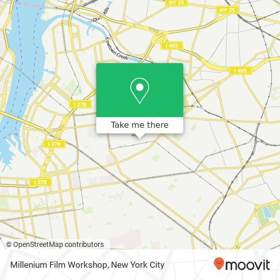 Millenium Film Workshop map