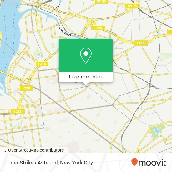 Tiger Strikes Asteroid map
