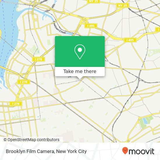 Brooklyn Film Camera map
