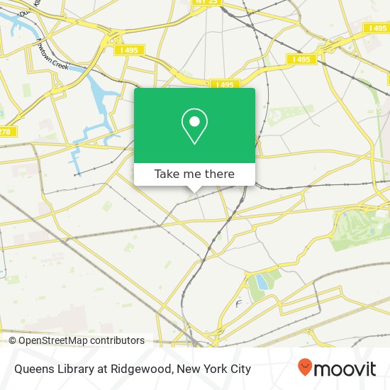 Mapa de Queens Library at Ridgewood