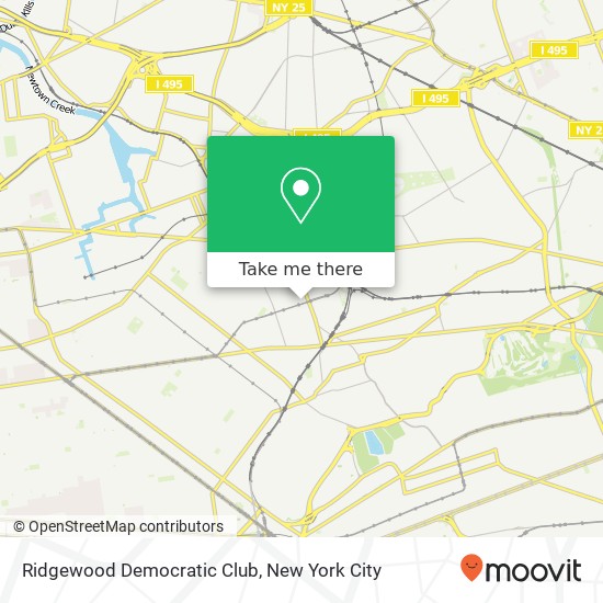 Ridgewood Democratic Club map