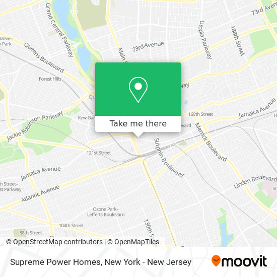 Supreme Power Homes map