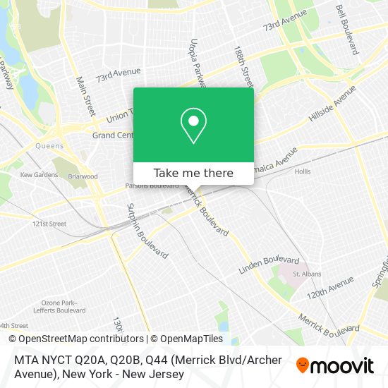 Mapa de MTA NYCT Q20A, Q20B, Q44 (Merrick Blvd / Archer Avenue)