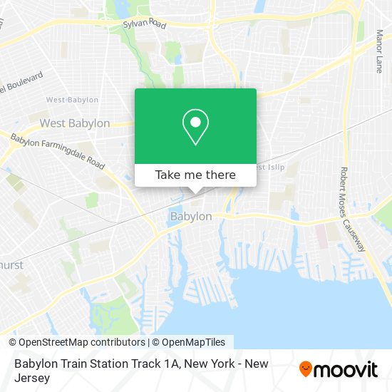 Babylon Train Station Track 1A map