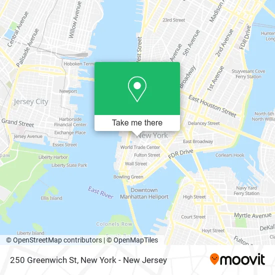 250 Greenwich St map