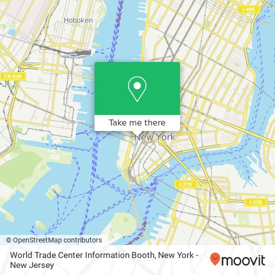 World Trade Center Information Booth map