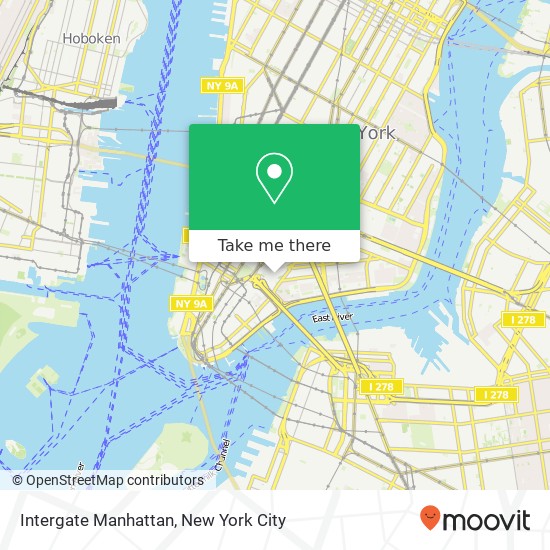 Intergate Manhattan map