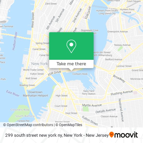 299 south street new york ny map