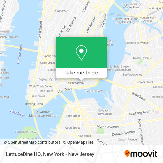 LettuceDine HQ map