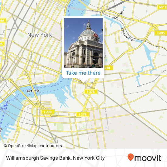 Williamsburgh Savings Bank map