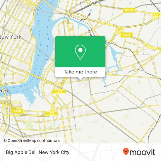 Mapa de Big Apple Deli