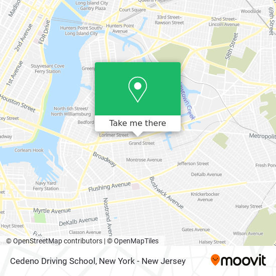 Cedeno Driving School map