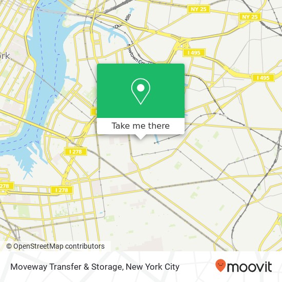Mapa de Moveway Transfer & Storage