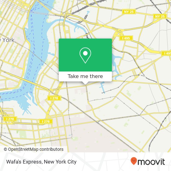 Mapa de Wafa's Express