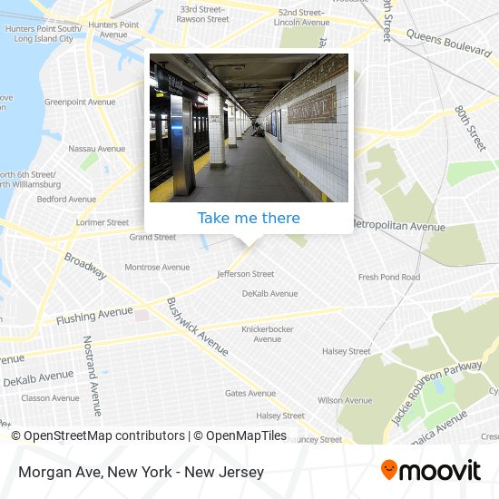 Morgan Ave map