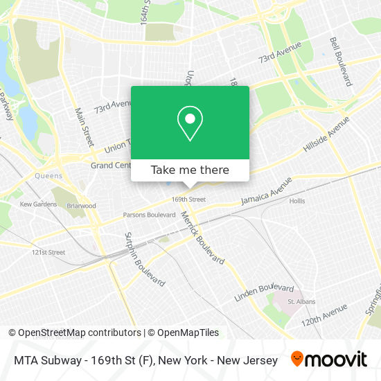 MTA Subway - 169th St (F) map