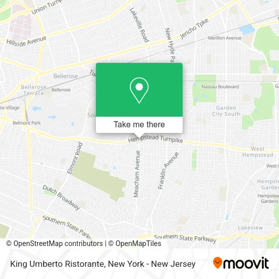 Mapa de King Umberto Ristorante