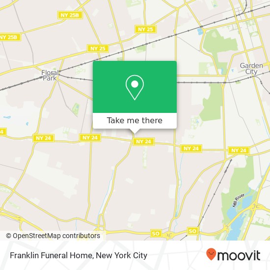 Mapa de Franklin Funeral Home