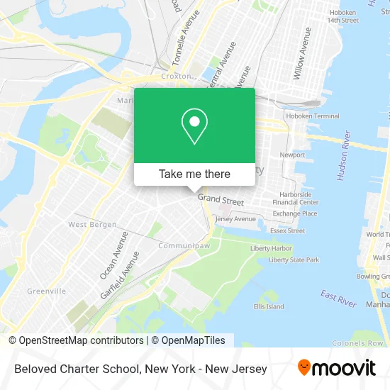 Beloved Charter School map