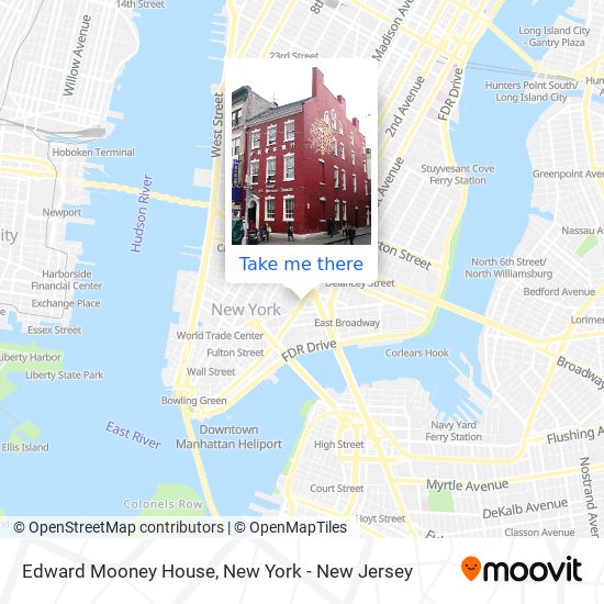Edward Mooney House map