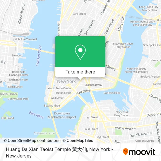 Mapa de Huang Da Xian Taoist Temple 黃大仙