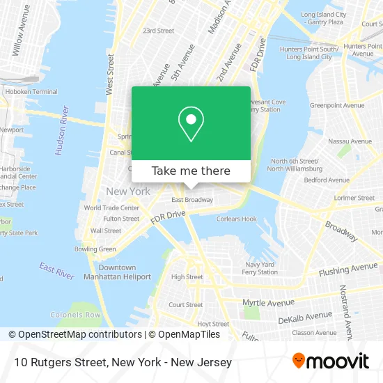 10 Rutgers Street map