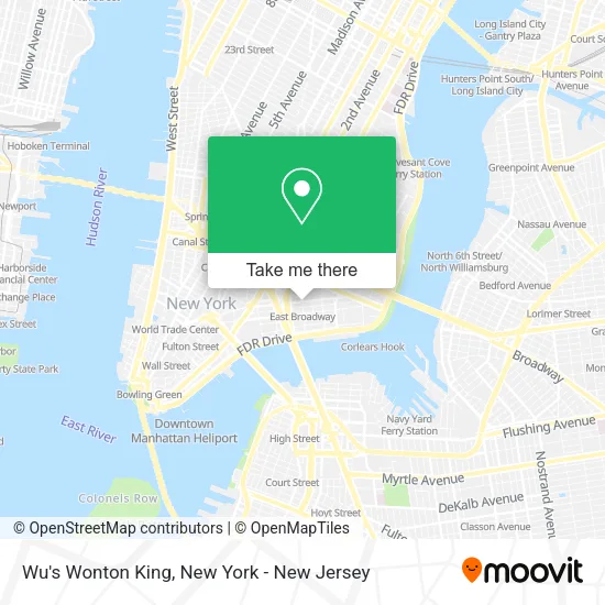 Wu's Wonton King map