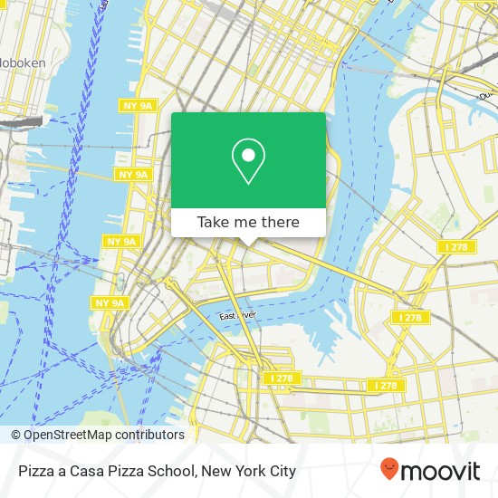 Pizza a Casa Pizza School map