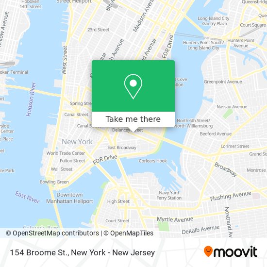 154 Broome St. map