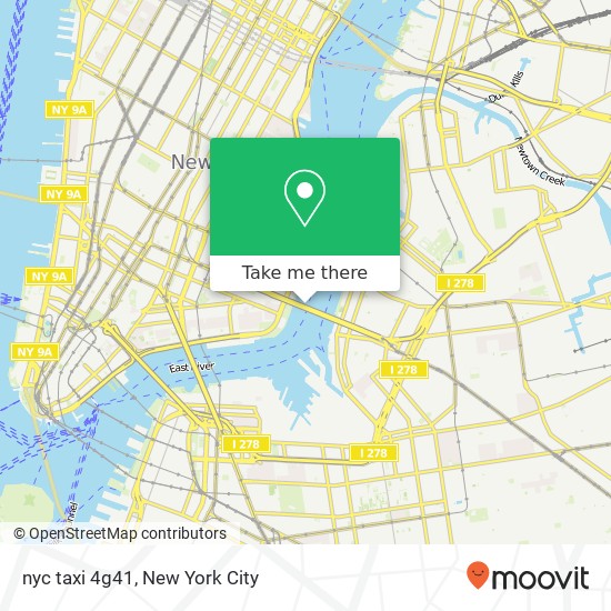 nyc taxi 4g41 map