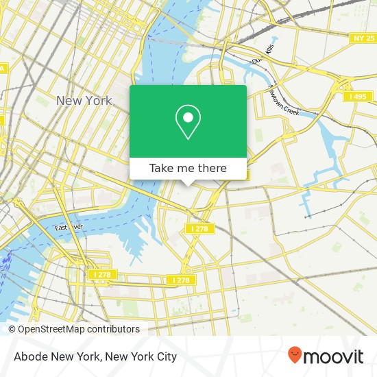 Mapa de Abode New York