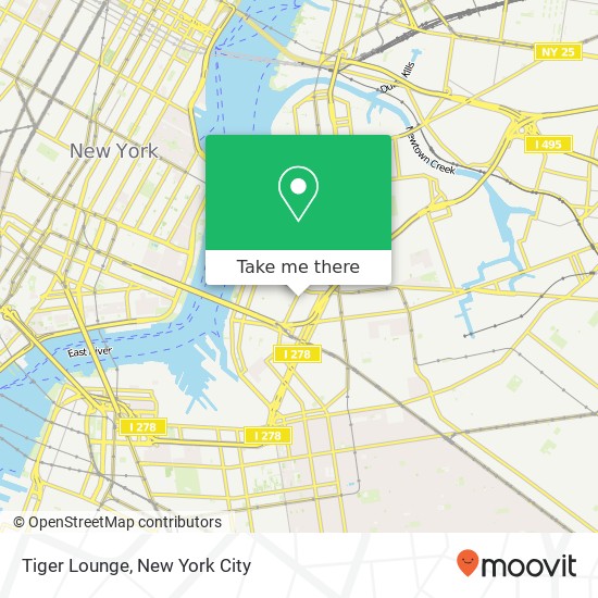 Tiger Lounge map