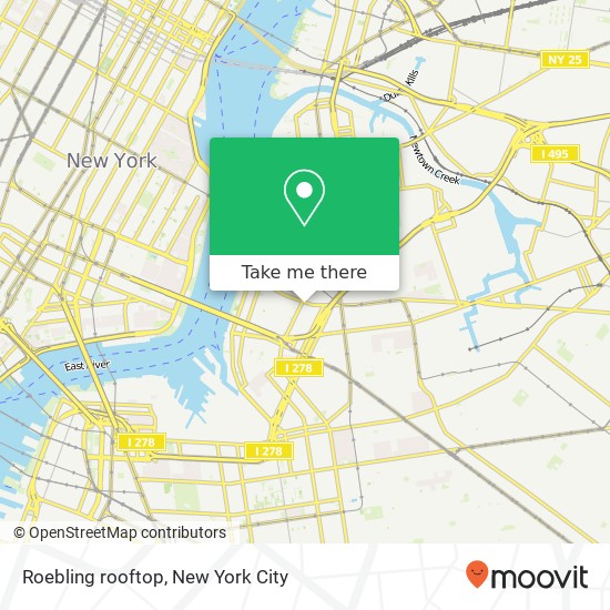 Roebling rooftop map