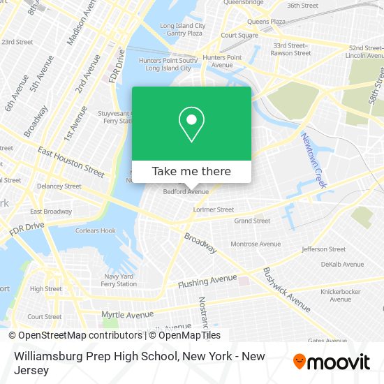 Mapa de Williamsburg Prep High School