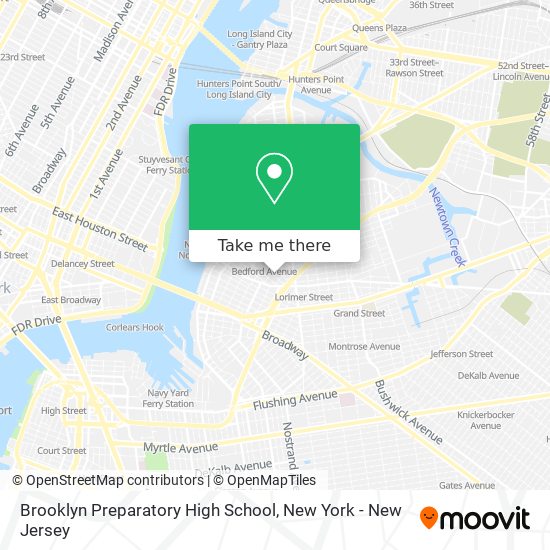 Mapa de Brooklyn Preparatory High School