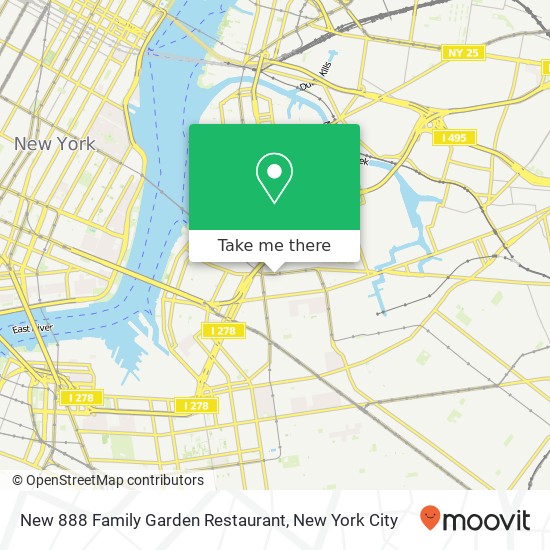 New 888 Family Garden Restaurant map