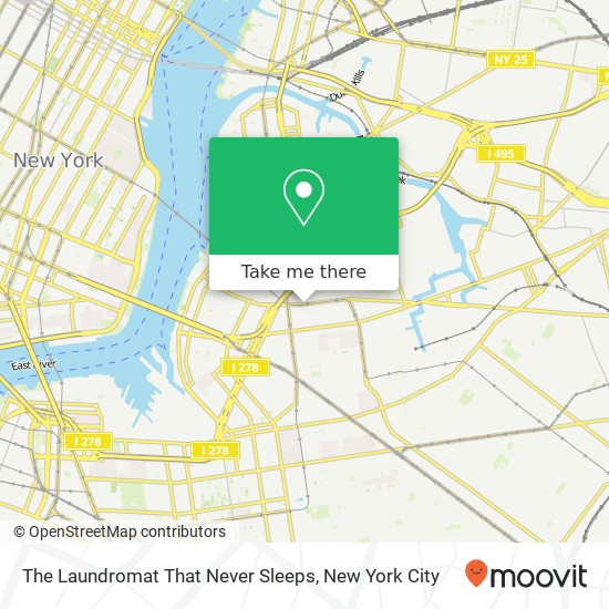 The Laundromat That Never Sleeps map