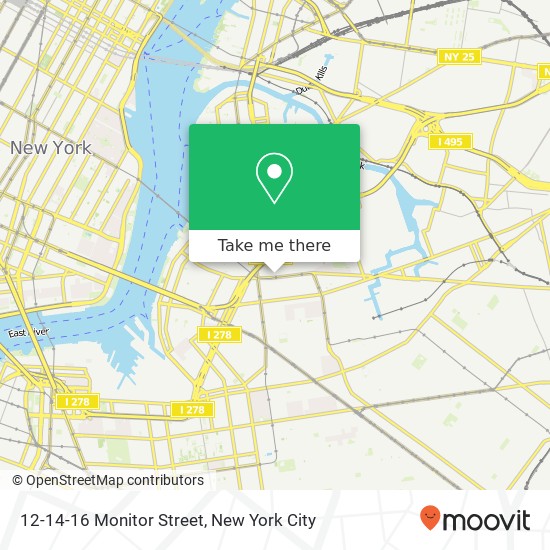 Mapa de 12-14-16 Monitor Street