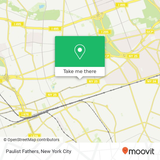 Paulist Fathers map