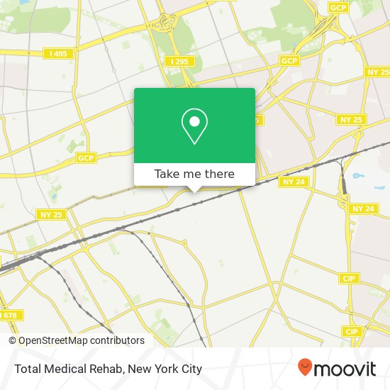 Total Medical Rehab map